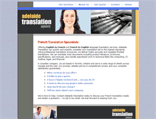 Tablet Screenshot of french-translations.ca